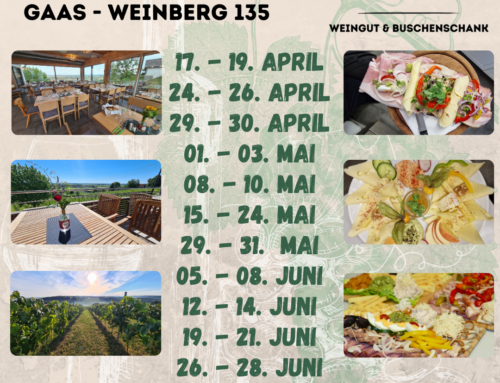 Die Buschenschanksaison eröffnet..