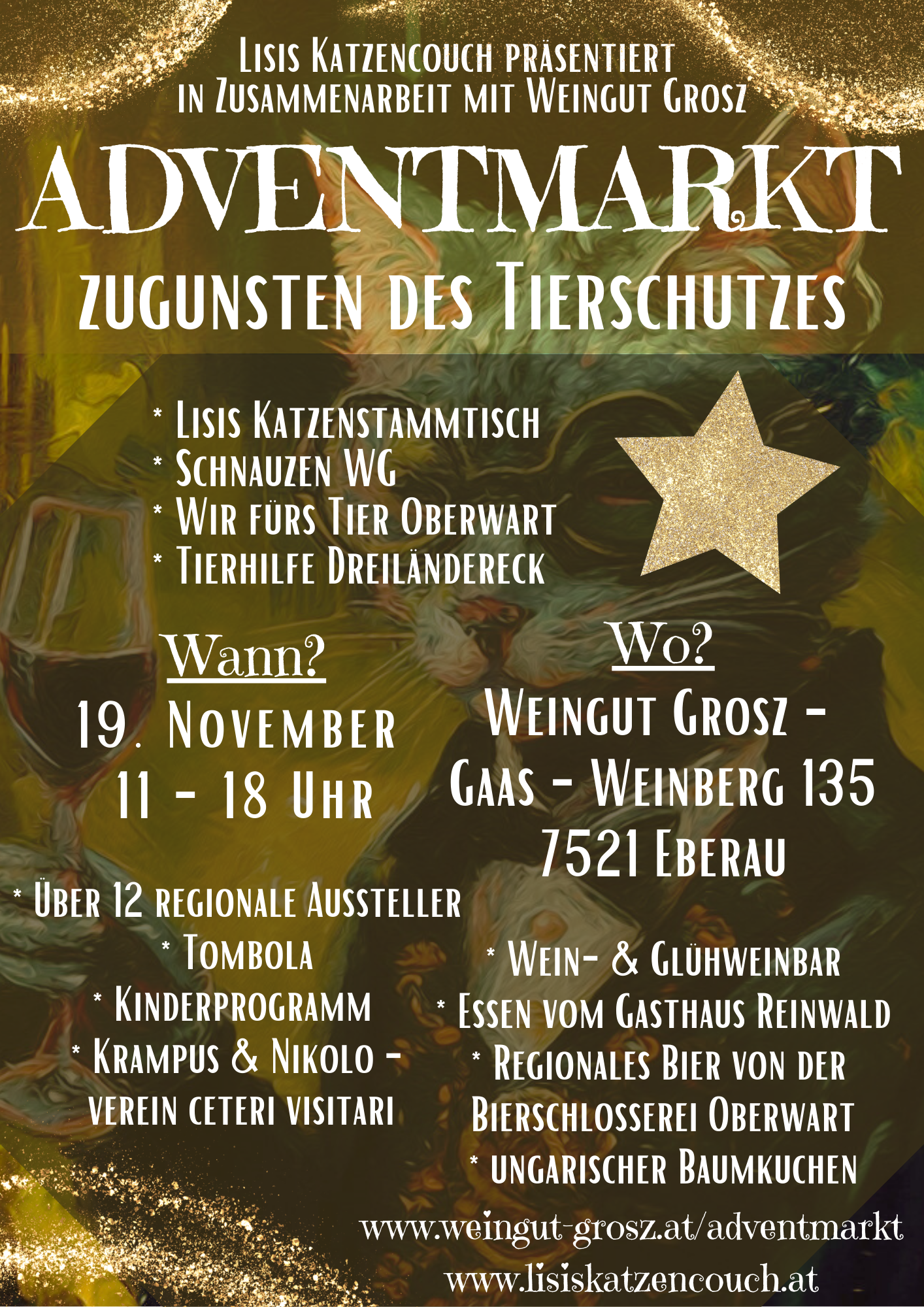 Adventmarkt zugunsten des Tierschutzes